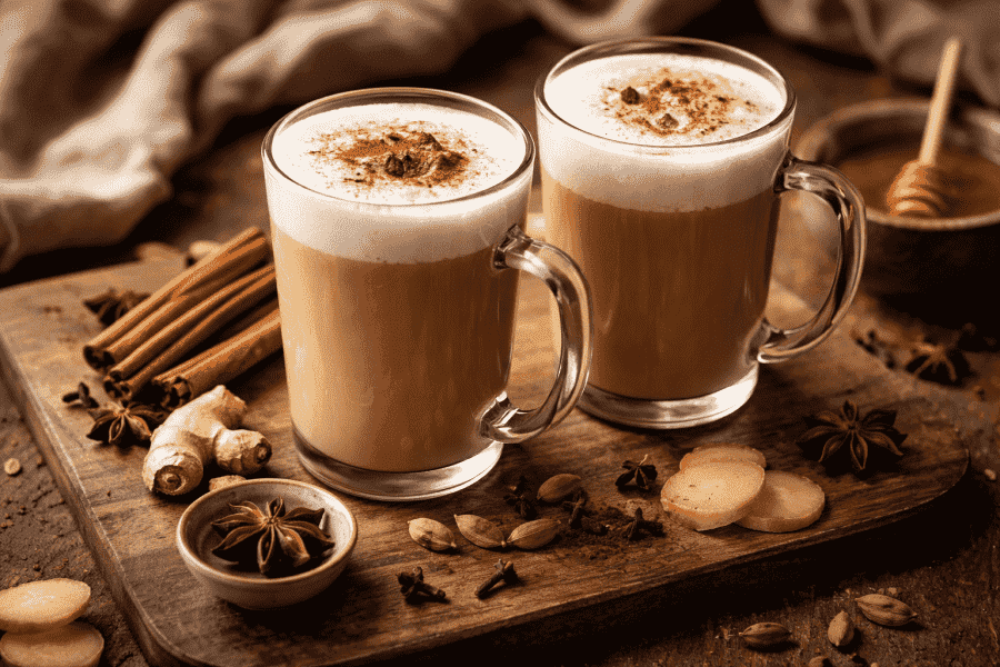 Chai latte: zelf maken met échte kruiden!