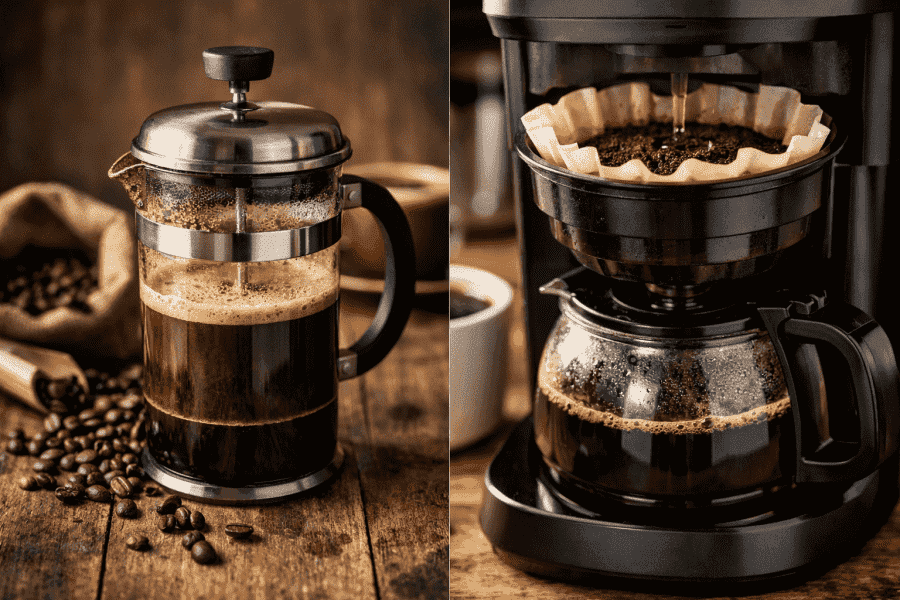 Wat is het verschil tussen french press en filterkoffie?