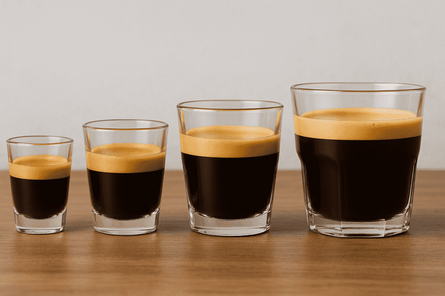 Hoeveel ml is een espresso