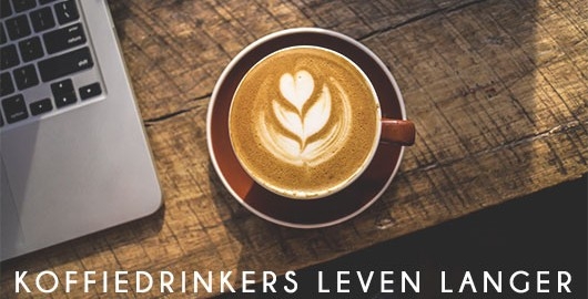 Mensen die koffie drinken leven langer