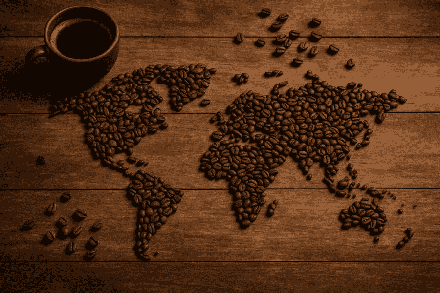 Koffieproducerende landen