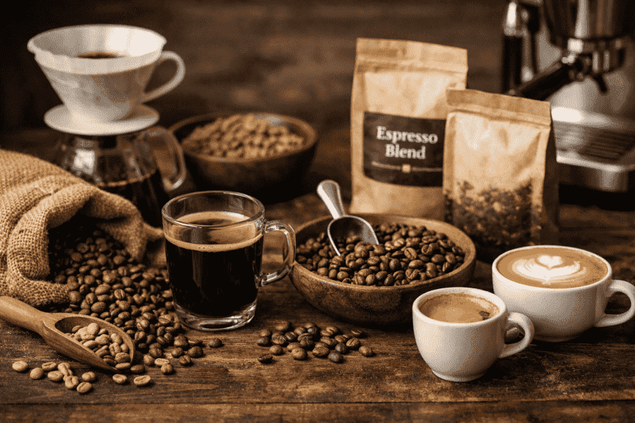 Wat is het verschil tussen single origin en blend koffiebonen?