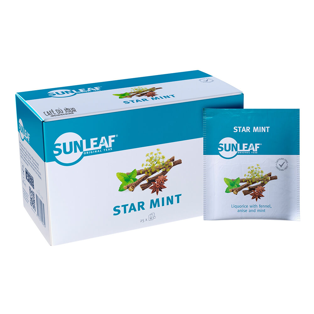 Star Mint - Sunleaf - 24 x 25 theezakjes