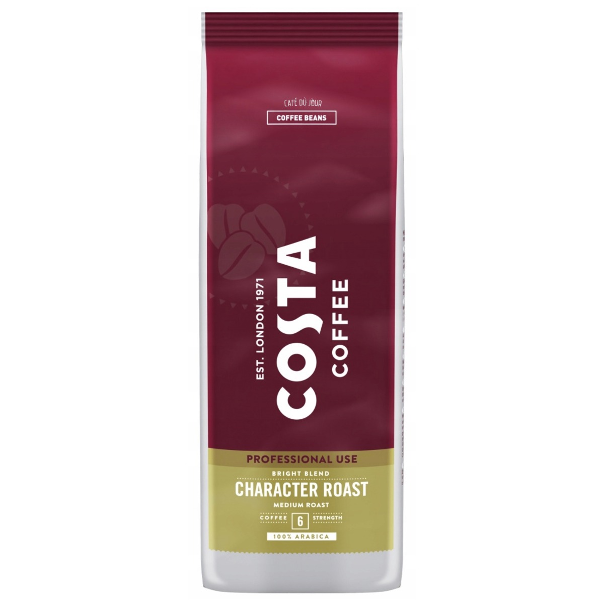 Costa Coffee Character Bright Blend Medium Roast - koffiebonen - 1 kilo