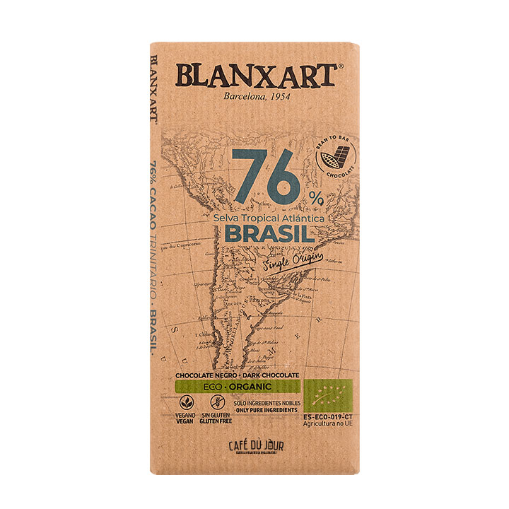 Blanxart Brazil Selva Tropical Atlantica 76 pure chocolade