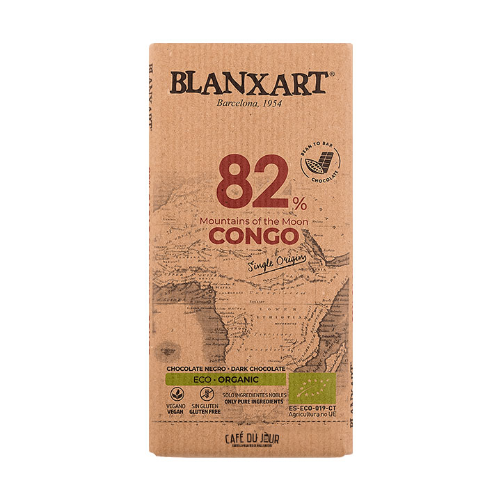 Blanxart Congo Mountains of the moon 82 pure chocolade