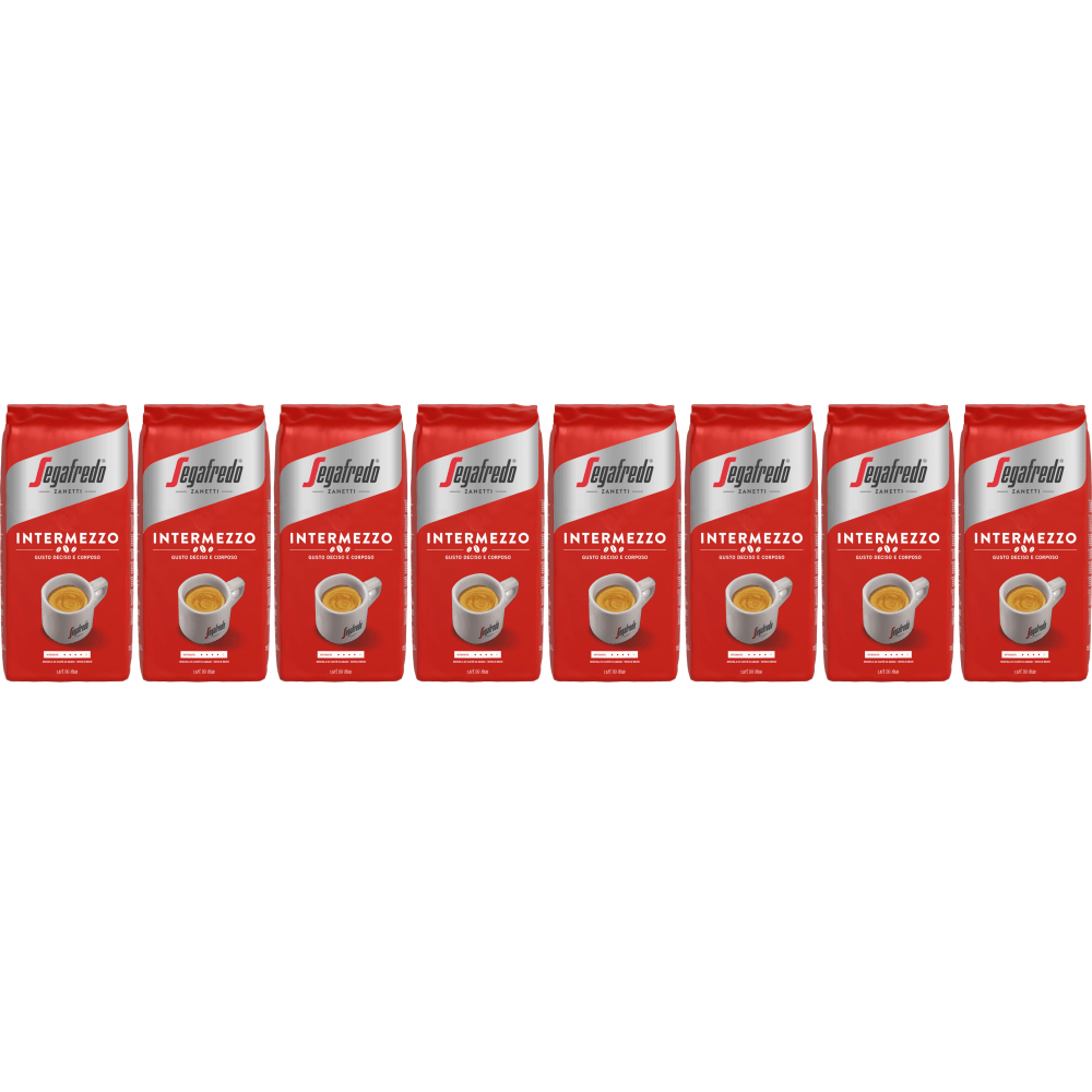 Segafredo Intermezzo - koffiebonen - 8 x 1 kilo