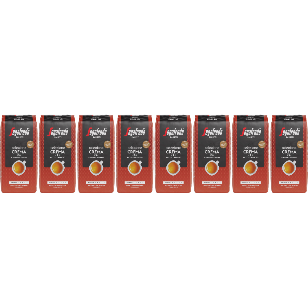 Segafredo Selezione Crema - koffiebonen - 8 x 1 kilo afbeelding