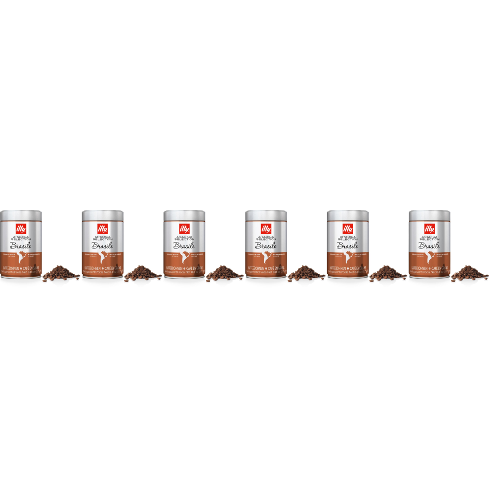 illy Arabica Selection Brazilië - koffiebonen - 6 x 250 gram afbeelding