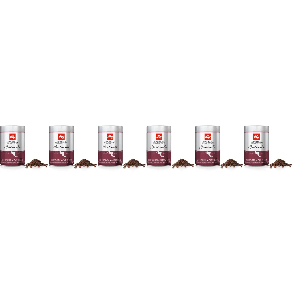 illy Arabica Selection Guatemala - koffiebonen  - 6 x 250 gram