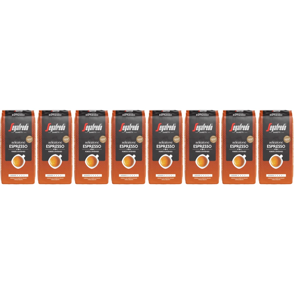 Segafredo Selezione Espresso - koffiebonen - 8 x 1 kilo