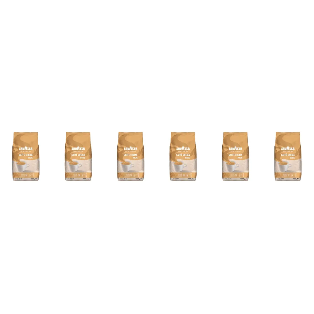 Lavazza Caffè Crema Dolce - koffiebonen - 6 x 1 kilo