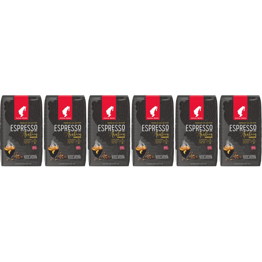 Julius Meinl Espresso Premium Collection - koffiebonen - 6 x 1 kilo
