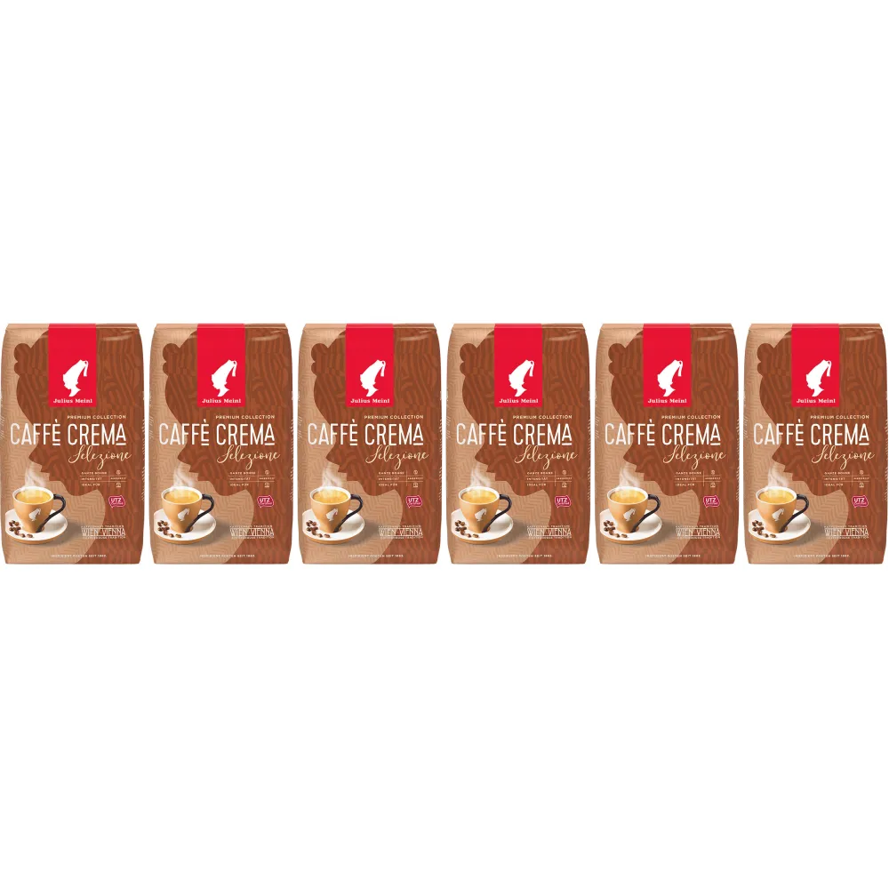 Julius Meinl Caffè Crema Premium Collection - koffiebonen - 6 x 1 kilo