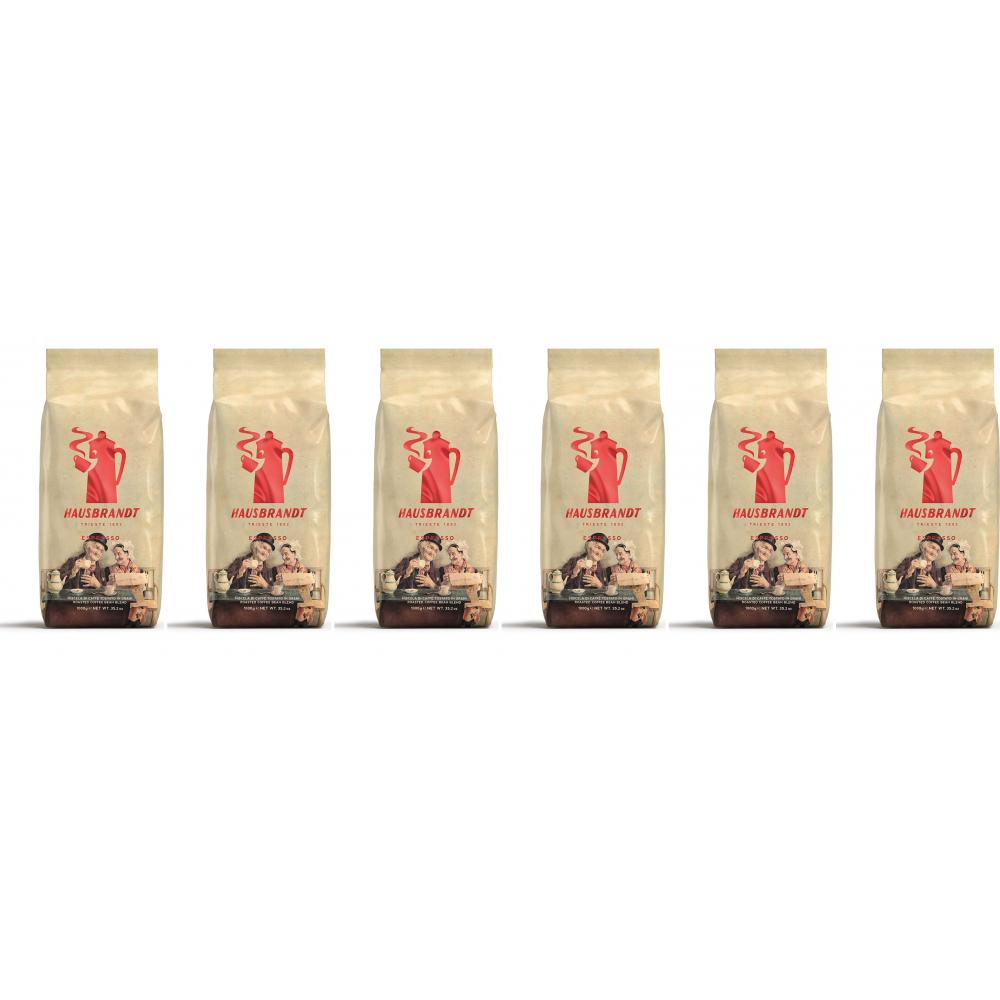 Caffè Hausbrandt Espresso (Nonnetti) - koffiebonen - 6 x 1 kilo