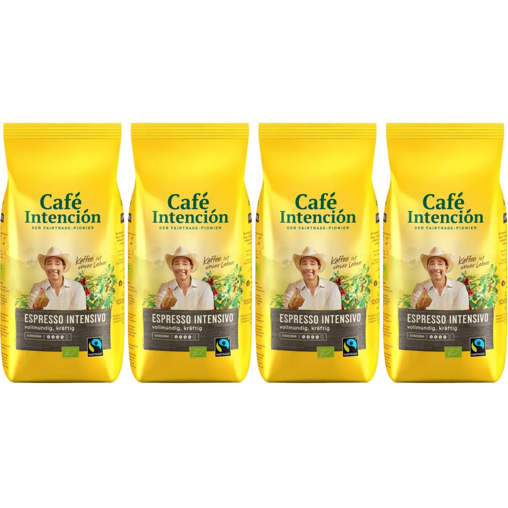 Café Intención Intensivo - koffiebonen - 4 x 1 kilo