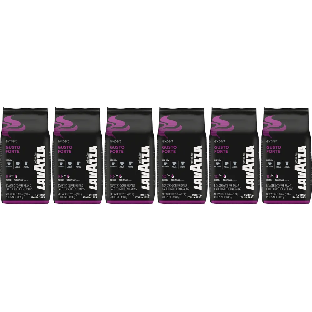 Lavazza Expert Gusto Forte - koffiebonen - 6 x 1 kilo