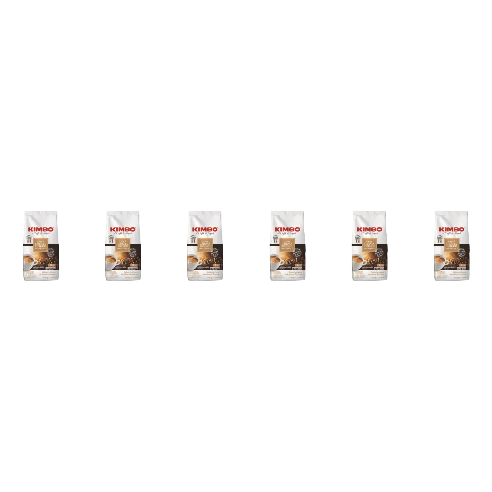 Kimbo Dolce Crema - koffiebonen - 6 x 1 kilo