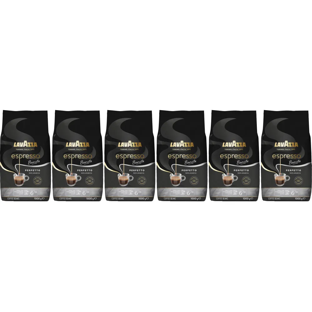 Lavazza Espresso Barista Perfetto - koffiebonen - 6 x 1 kilo