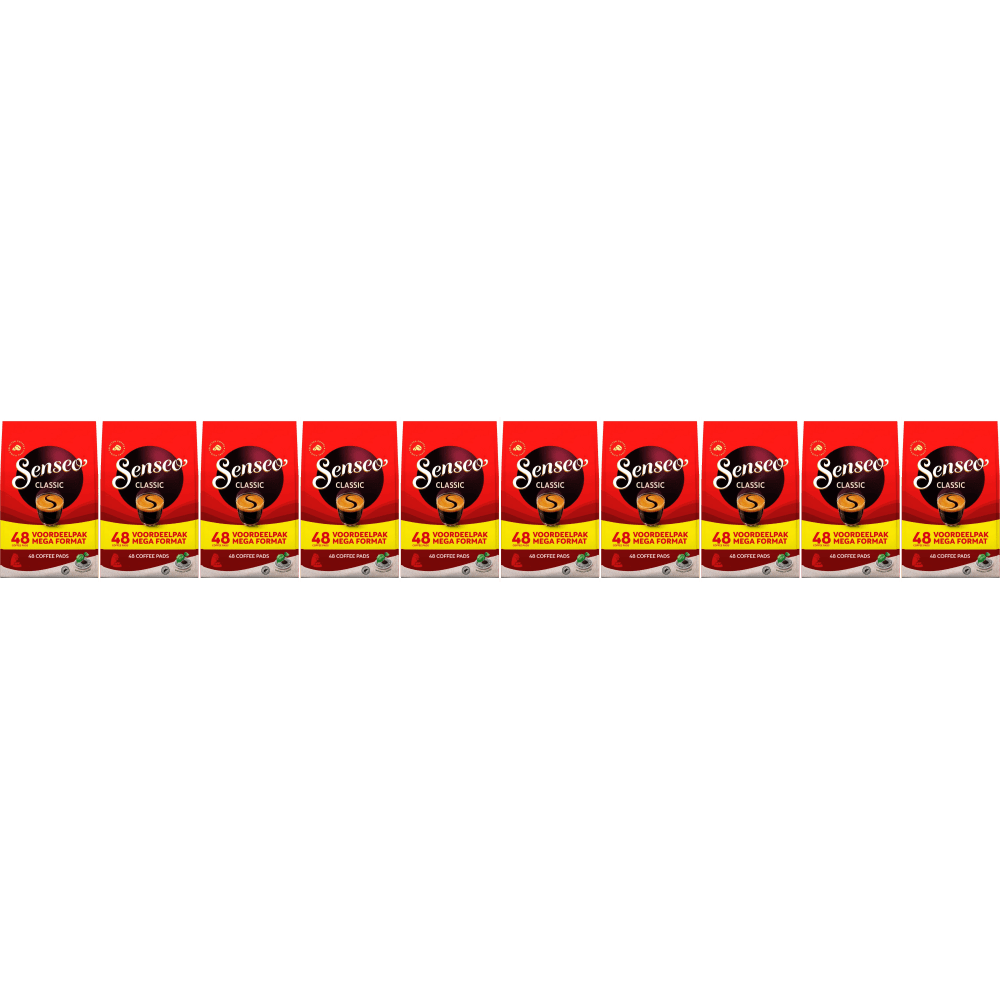 Senseo Classic - Kaffeepads - 10 x 48 Stück