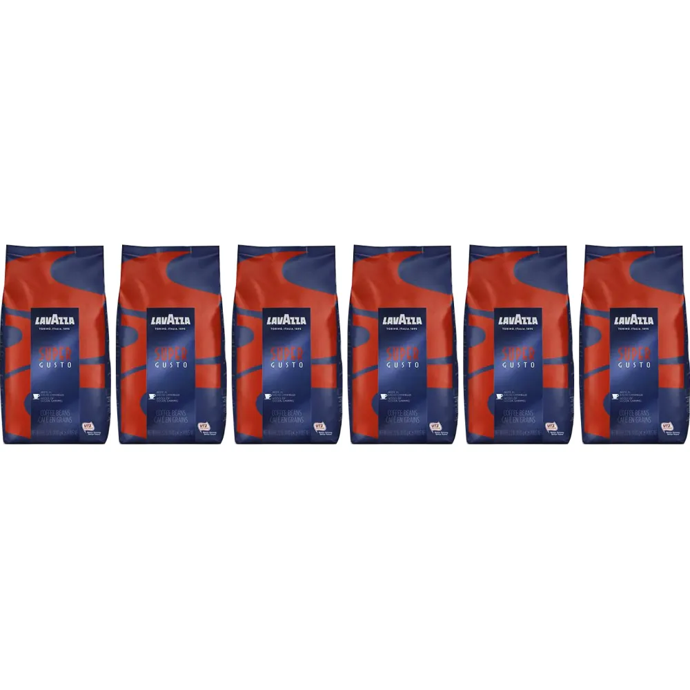 Lavazza Super Gusto - koffiebonen - 6 x 1 kilo