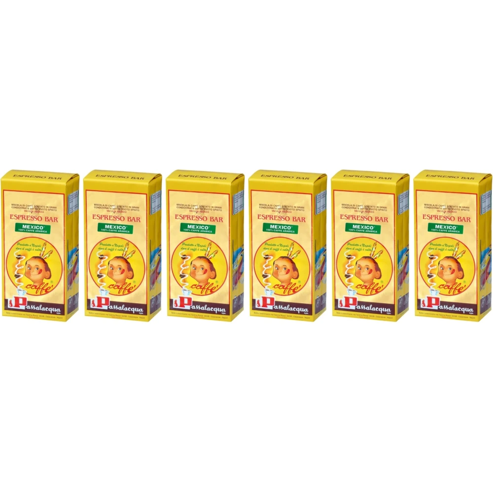 Passalacqua Mexico - koffiebonen - 6 x 1 kilo