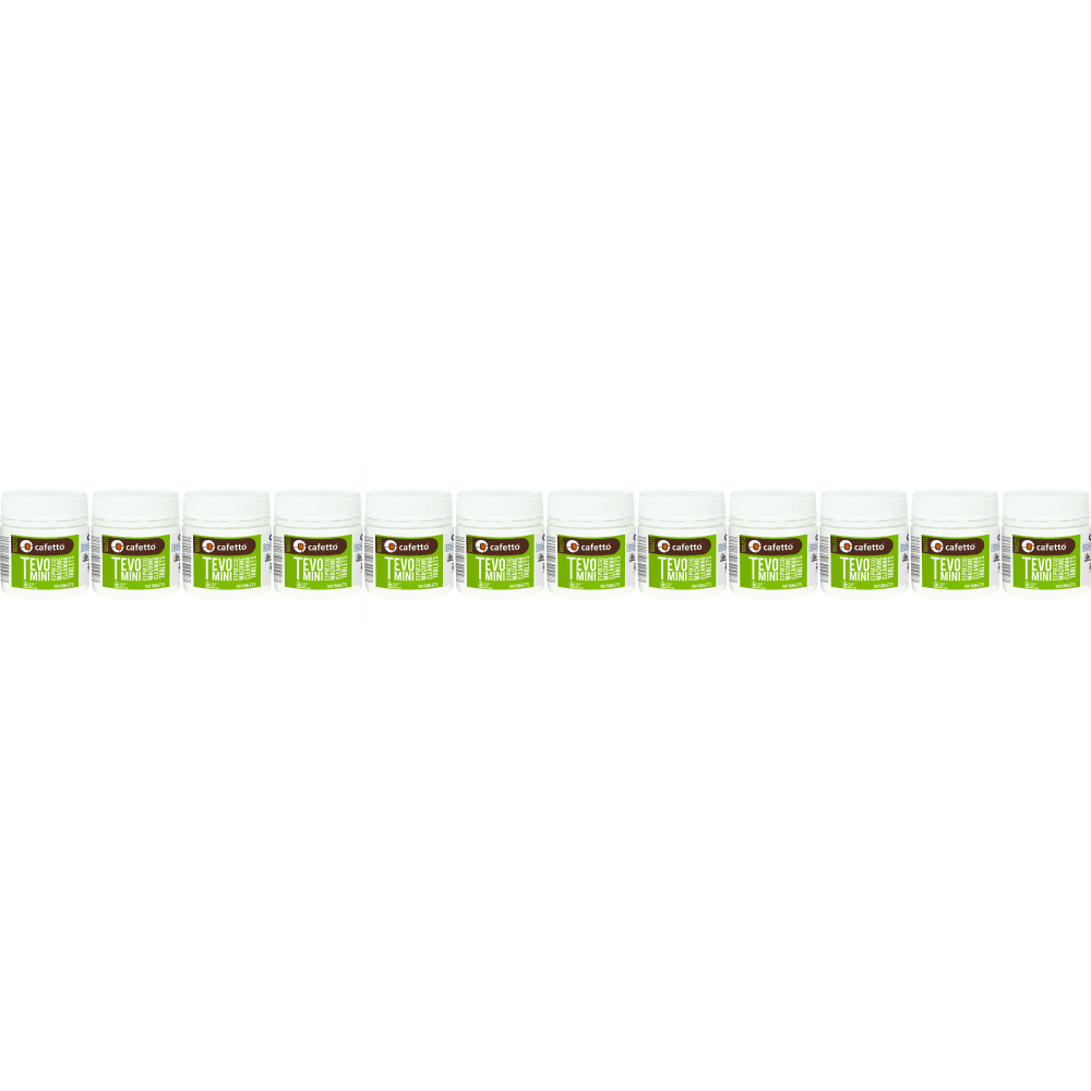 Cafetto Tevo® mini - reinigingstabletten voor koffiemachines (1,5 gram) - 12 x 100 stuks afbeelding