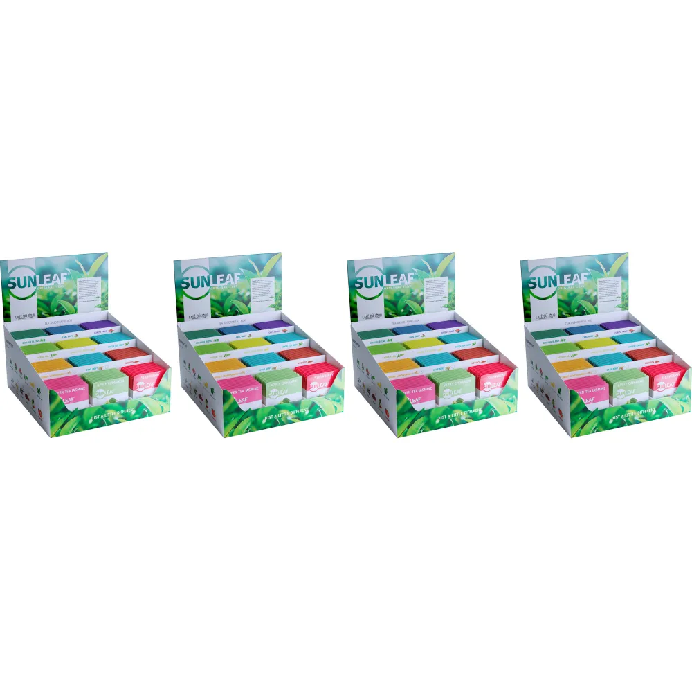 Assortiment display - Sunleaf - 4 x 12 x 10 theezakjes