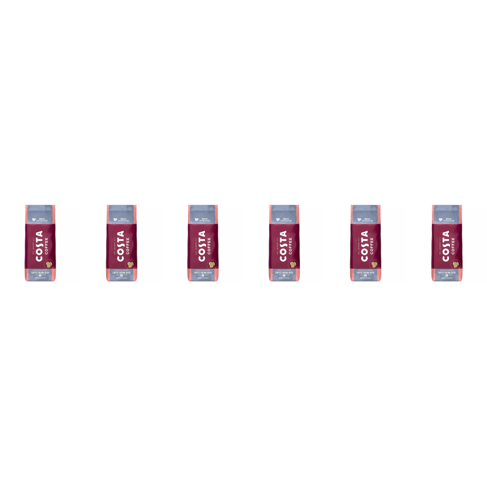 Costa Coffee Caffè Crema Rich - koffiebonen - 6 x 1 kilo afbeelding