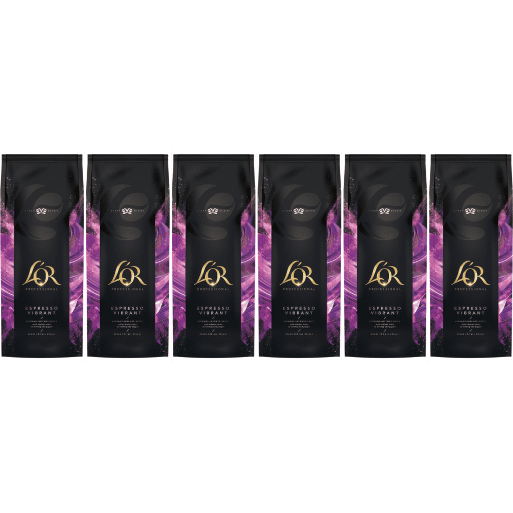 L'OR Vibrant Espresso - koffiebonen - 6 x 1 kilo