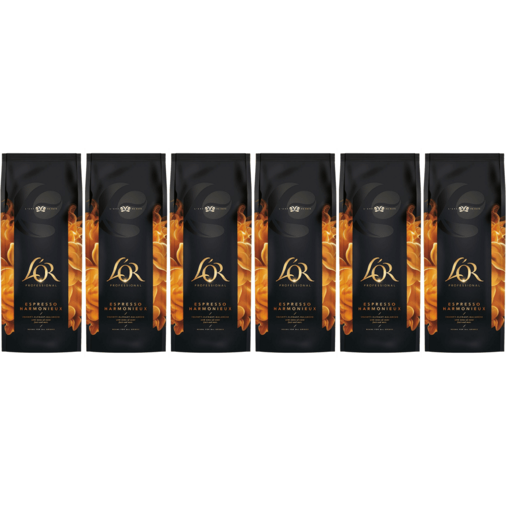 L'OR Harmonieux Espresso - koffiebonen - 6 x 1 kilo