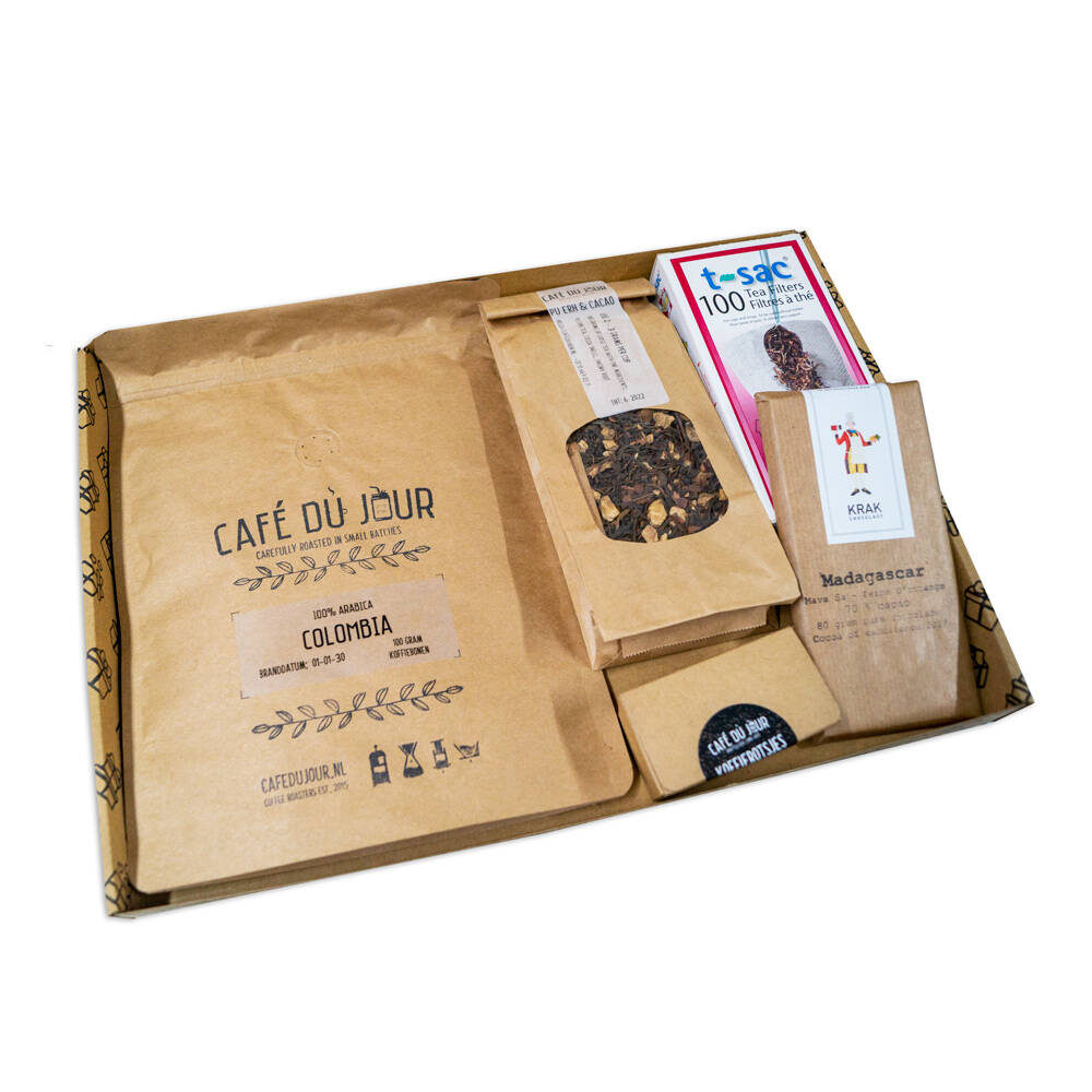 Brievenbus geschenk Cacao Chocolade Liefhebber