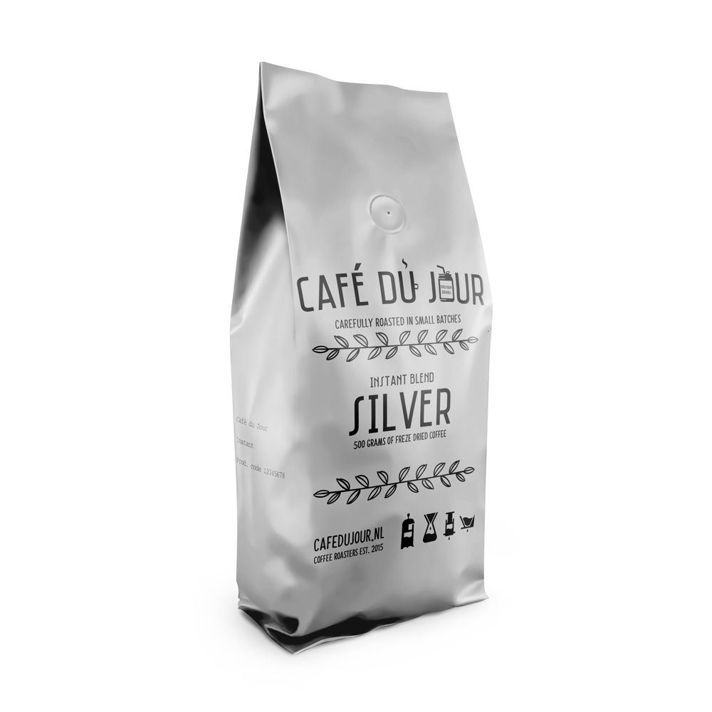 Café du Jour Instant oploskoffie voor automaten Silver