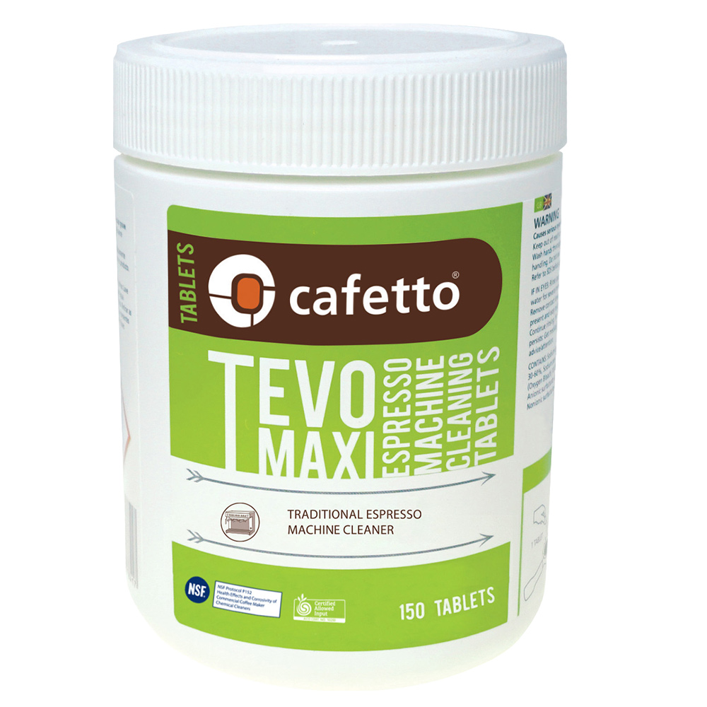 Cafetto Tevo® Maxi reinigingstabletten voor koffiemachines 25 gram 150 stuks