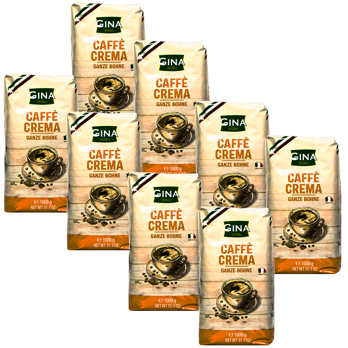 Gina caffè crema 8 kg koffiebonen