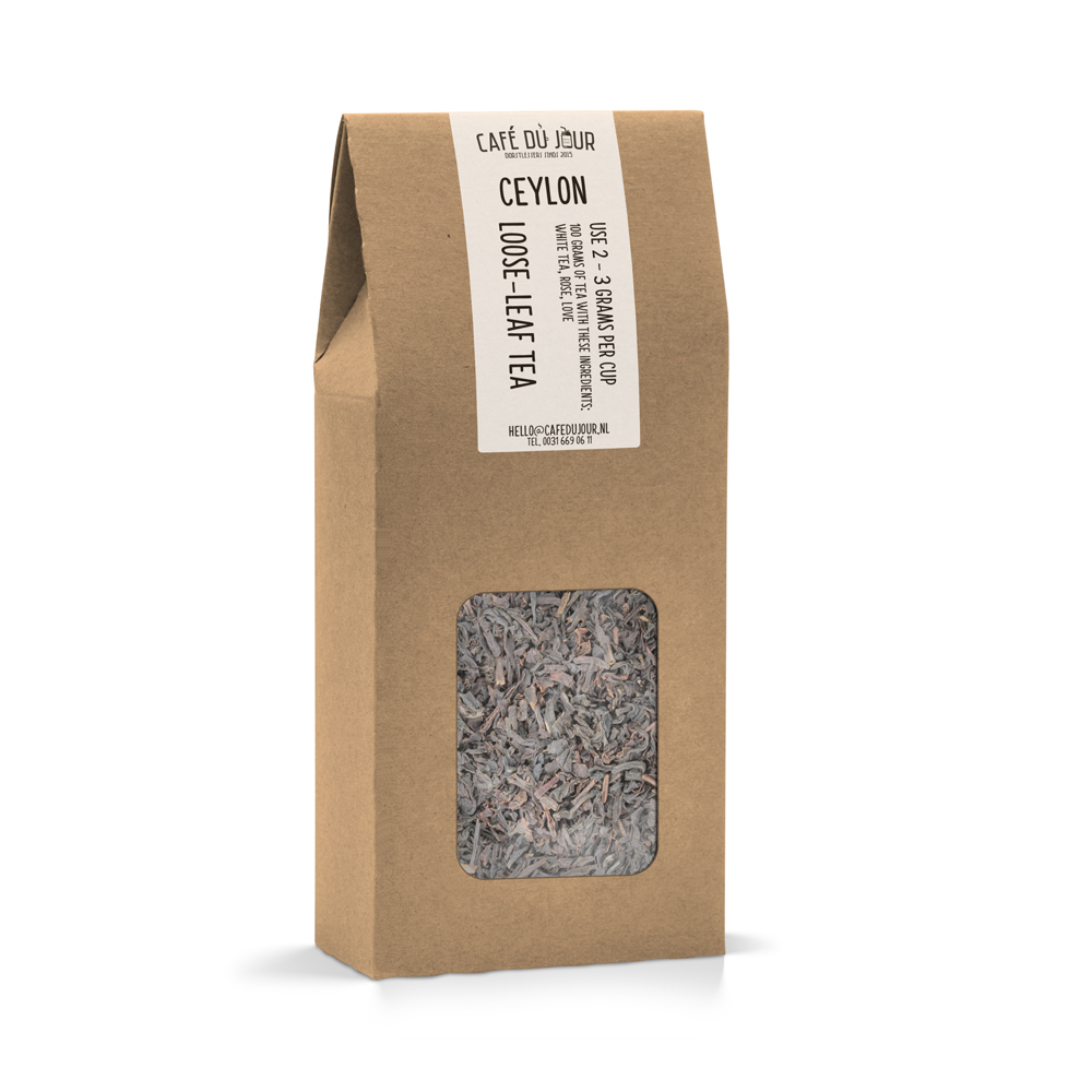 Ceylon - zwarte thee 100 gram - Cafe du Jour losse thee