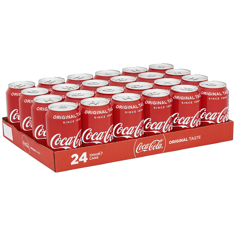Coca Cola 330 ml. tray 24 blikken