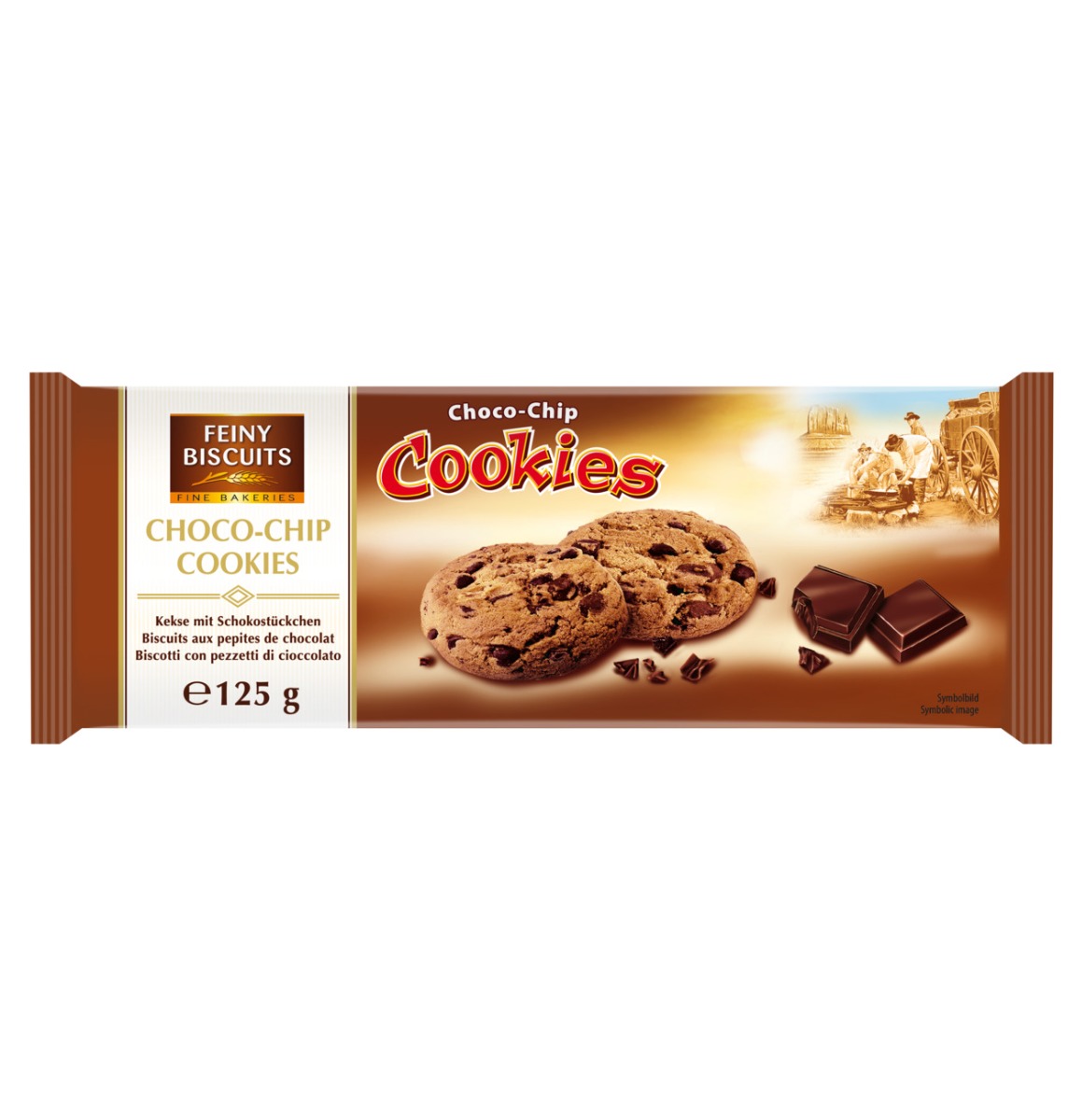 Choco Chip Cookies Koekjes met chocoladestukjes 125 gram
