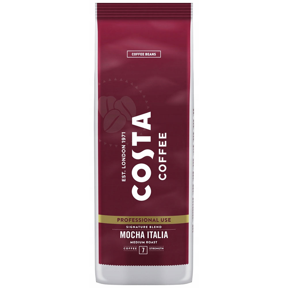 Costa Coffee Professional Mocha Italia Medium Roast - koffiebonen - 1 kilo afbeelding