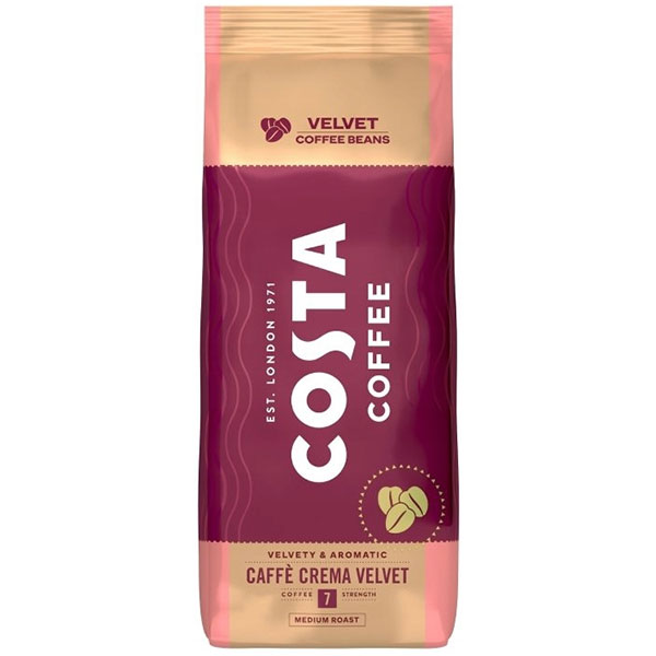 Costa Coffee Caffè Crema Velvet koffiebonen 1 kilo