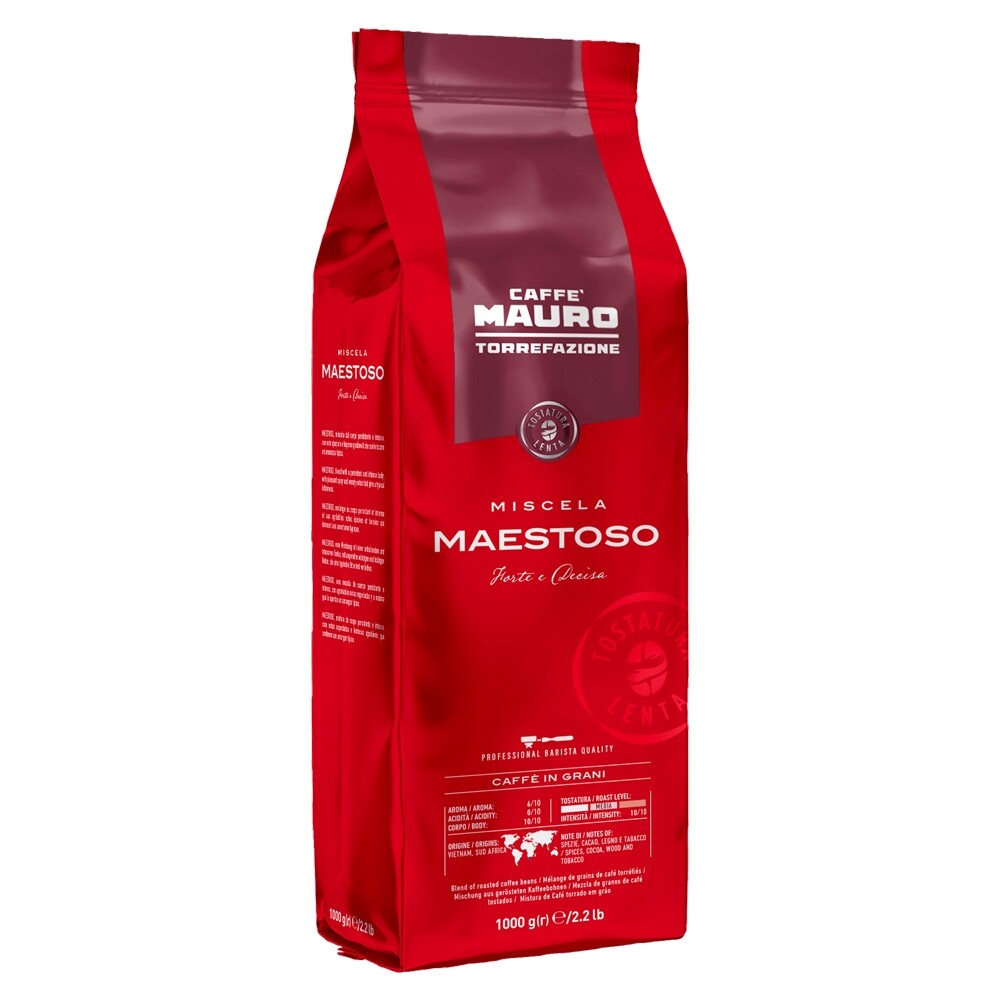 Caffè Mauro Maestoso - koffiebonen - 6 x 1 kilo
