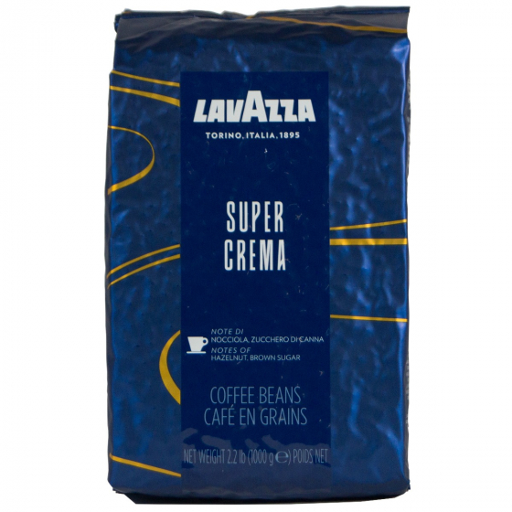 Lavazza Super Crema Espresso Koffiebonen 1 kilo