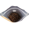 koffiezak Kraft hersluitbaar/zipper met ventiel (200 x 1000 gram)