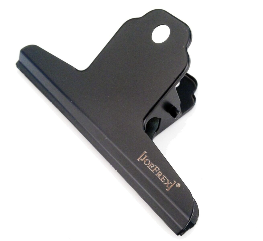 JoeFrex koffiezak afsluiter - zwarte koffie clip - 1 stuk