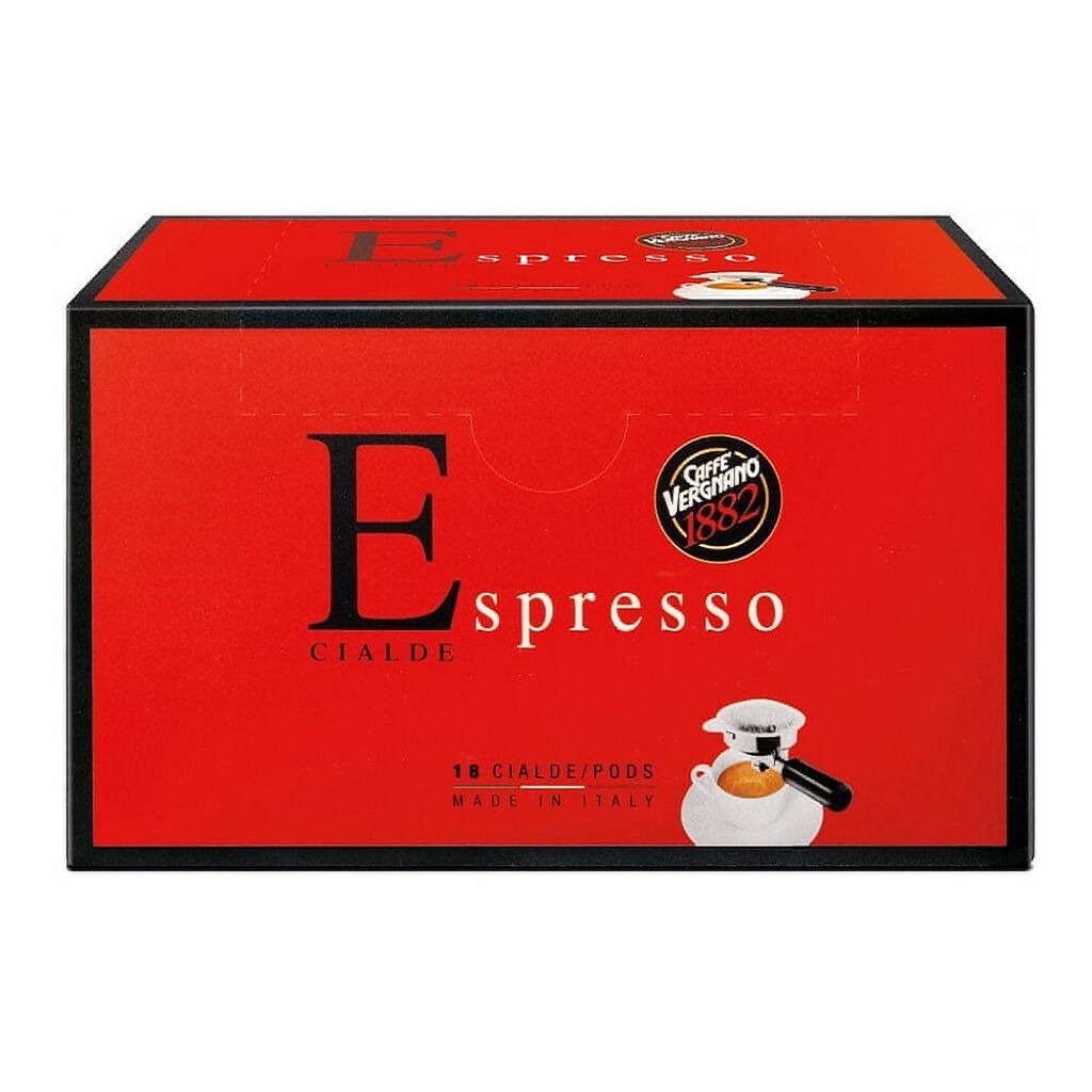 Caffè Vergnano ESE serving pods 'Espresso' 18 stuks