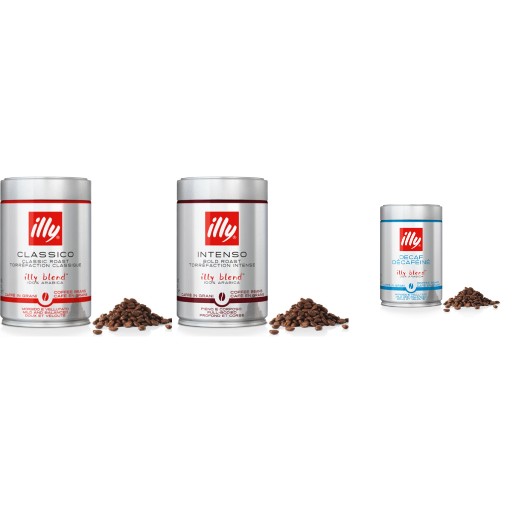 illy Espresso proefpakket met decaf - koffiebonen - 3 x 250 gram