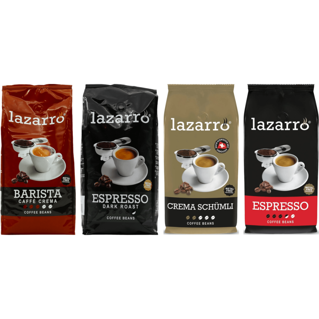 Lazarro Proefpakket - koffiebonen 4 x 1 kilo