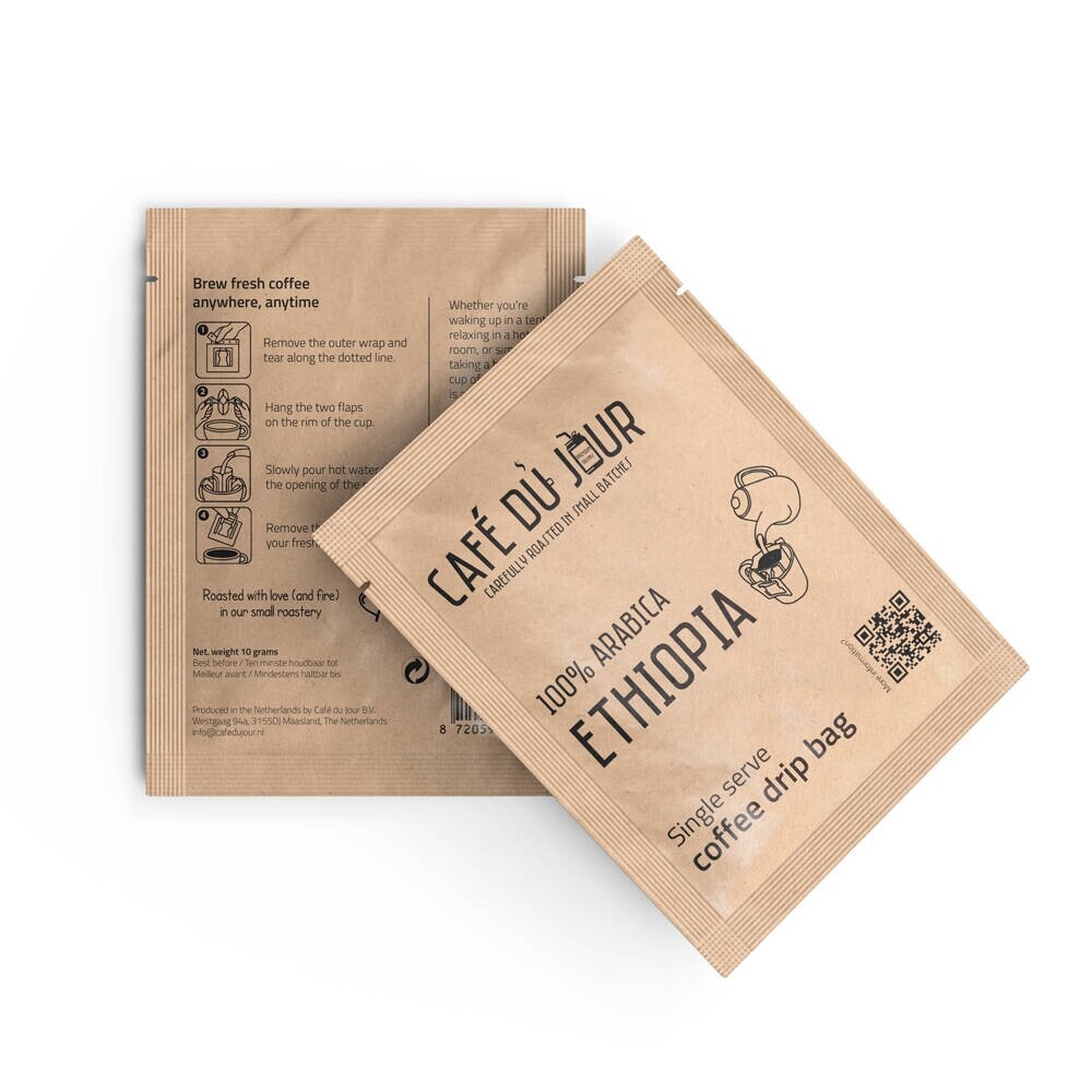 100% arabica Ethiopia - Single Serve Coffee Drip Bag