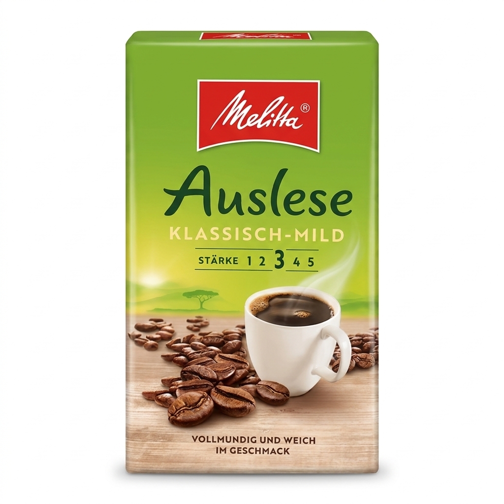 Melitta Auslese Klassisch-Mild gemalen koffie 500 gram