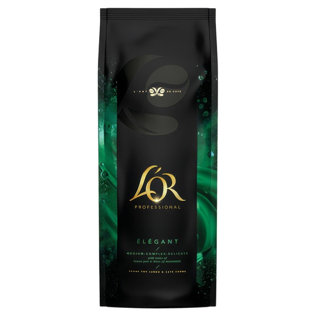 L'OR Espresso Elegant Espresso - koffiebonen - 1 kilo - korte THT